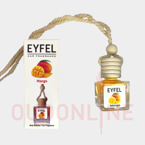 خوشبو کننده ماشین ایفل EYFEL مدل منگو  ( انبه ) Mango حجم 10 میلی لیتر